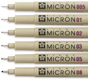 Micron Pen Logo - Sakura Pigma Micron Pen - BLICK art materials