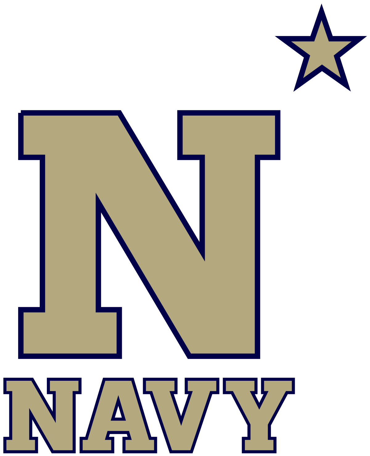 Navy's Logo - Navy Midshipmen