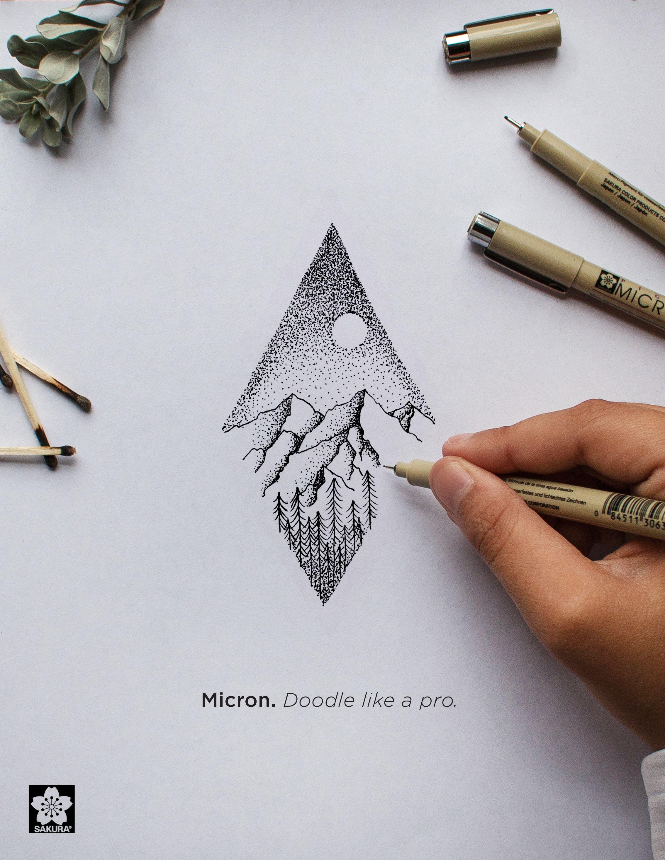 Micron Pen Logo - Micron Pens Advertisement - Graphis