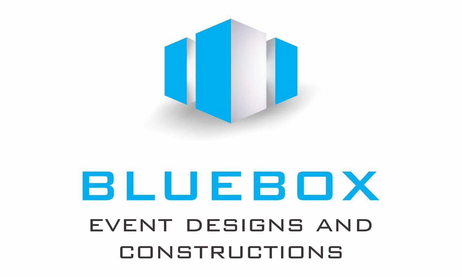 Blue Box Logo - Bluebox Event Designs And Construction