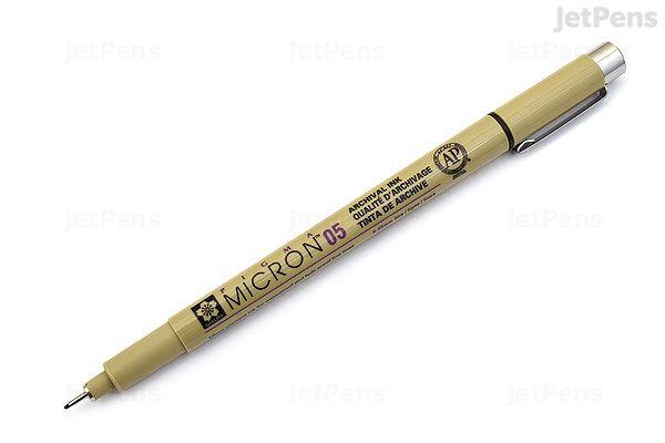 Micron Pen Logo - Sakura Pigma Micron Pen - Size 05 - 0.45 mm - Black - JetPens