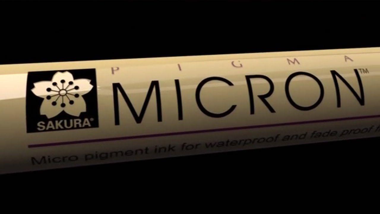 Micron Pen Logo - Sakura's Pigma Micron® Pen - YouTube