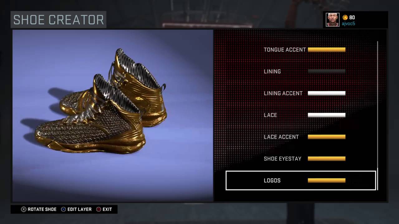 Diamond and Gold Jordan Logo - NBA2k16 how to get the diamond gold shoes