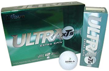 Green with Silver Ball Logo - Wilson Ultra xTs Extra Spin Golf Balls - 18.5 * 13X4.5, Green And ...