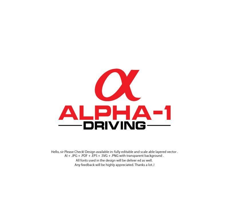 BCA School Logo - Bold, Serious, Driving School Logo Design for Alpha-1 Driving by ...