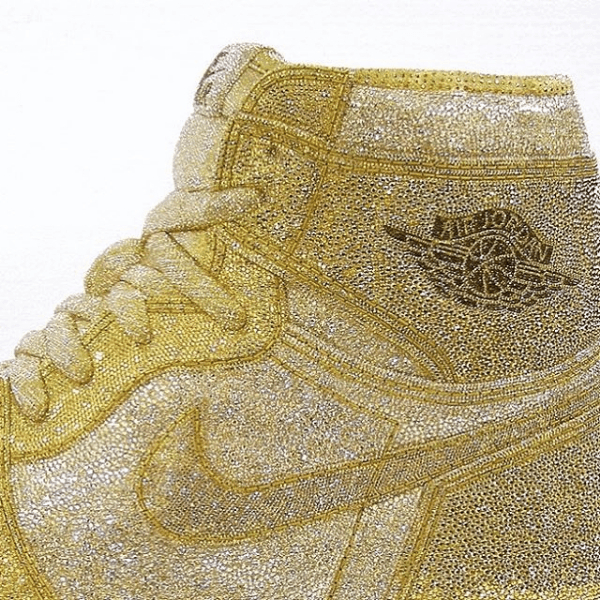 Diamond and Gold Jordan Logo - Shiny Nikes Are Insta Gold In The Hamptons. Insta Of The Week