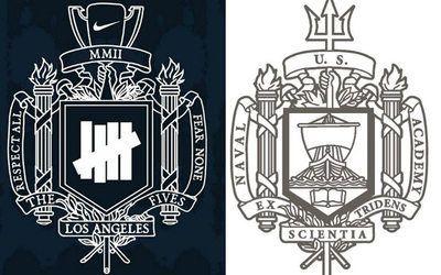 USNA Undefeated Logo - Nike pulls soccer line after allegations of copying US Naval Academy ...