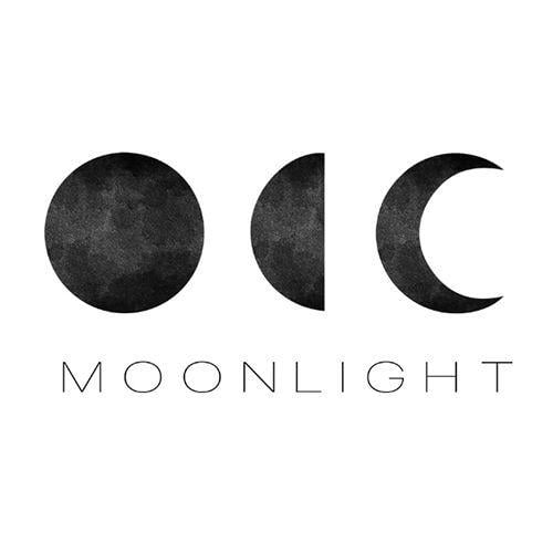 Change Moon Logo - Mysterious black moon watercolor premade logo … | R I C E | Logo …