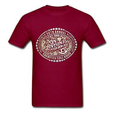 San Antonio Stock Show and Rodeo Logo - San Antonio Stock Show And Rodeo Logo Men's Printed T-Shirt: Amazon ...