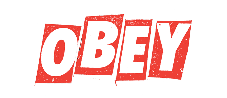 obey logo red