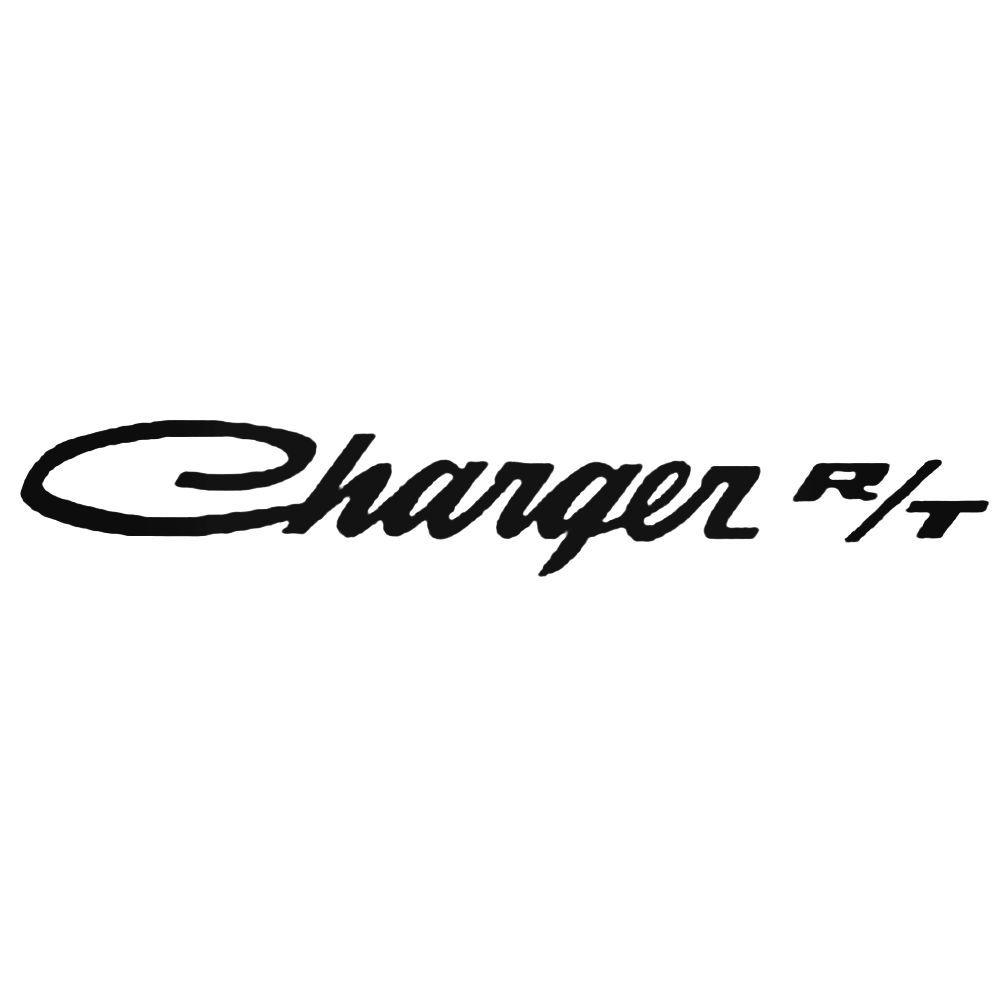 Dodge R T Logo - Dodge Charger Rt Script Set Decal Sticker