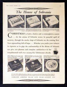 Sobranie Logo - SOBRANIE 1955 Cigarettes Tobacco BRITISH ADVERT