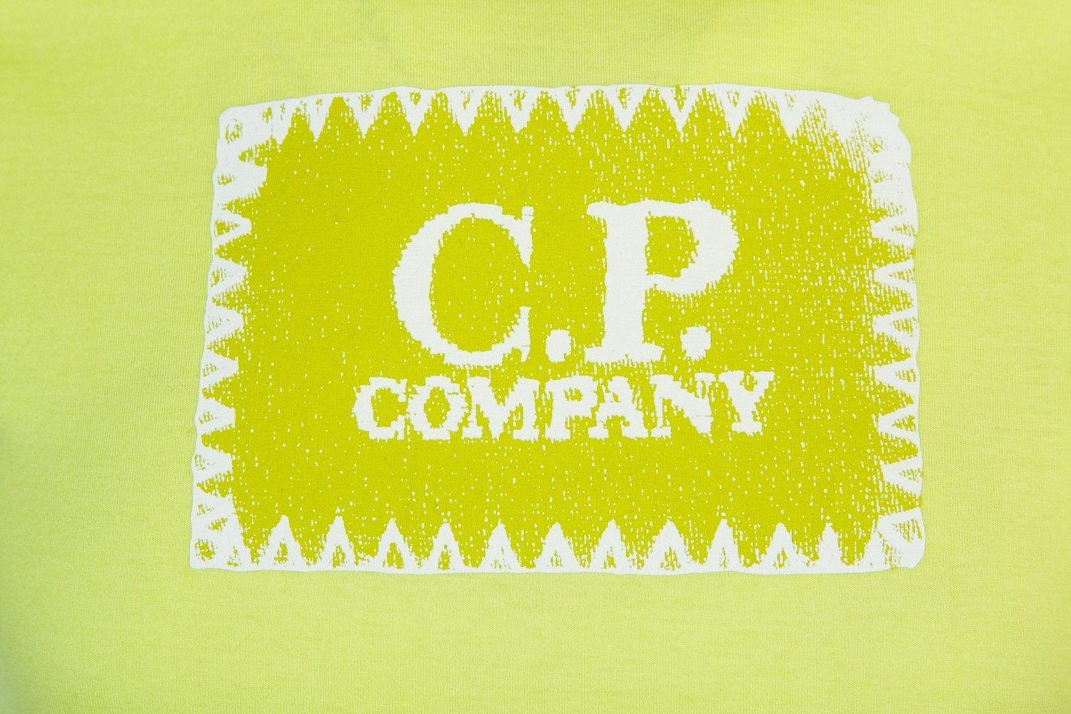 Yellow Box Logo - CP Company Box Logo Dye T Shirt in Acid Yellow I CP Company I Norton ...