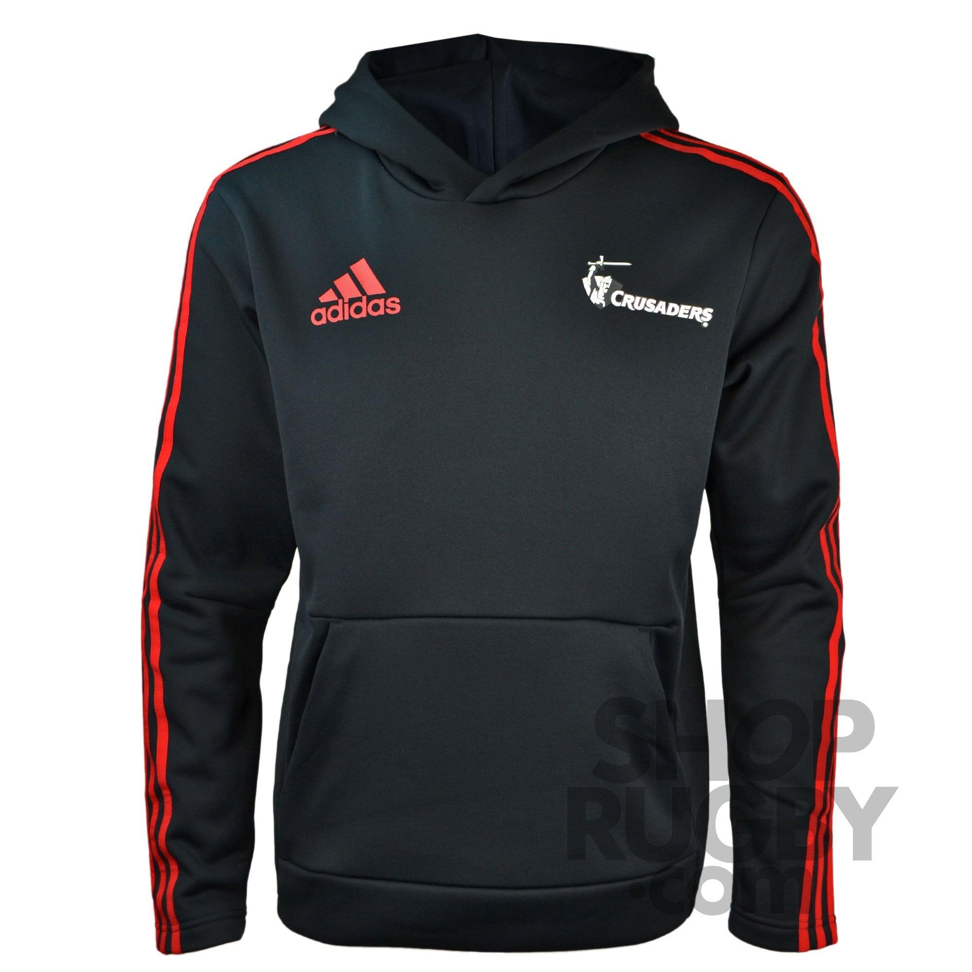 Black and Red Crusaders Logo - Crusaders Supporters Hoody 2019 - Black and Red