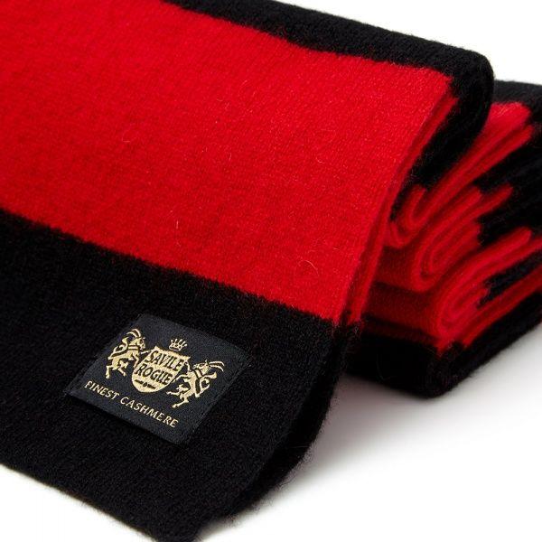 Black and Red Crusaders Logo - Crusaders scarf. Crusaders King Minibar cashmere Football Scarf