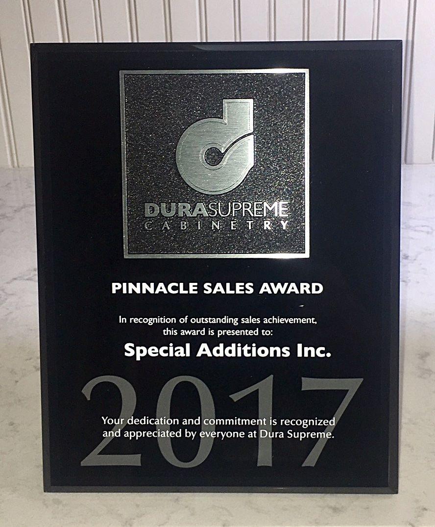 Dura Supreme Logo - The Dura Supreme “Pinnacle” Sales Award for 2017!