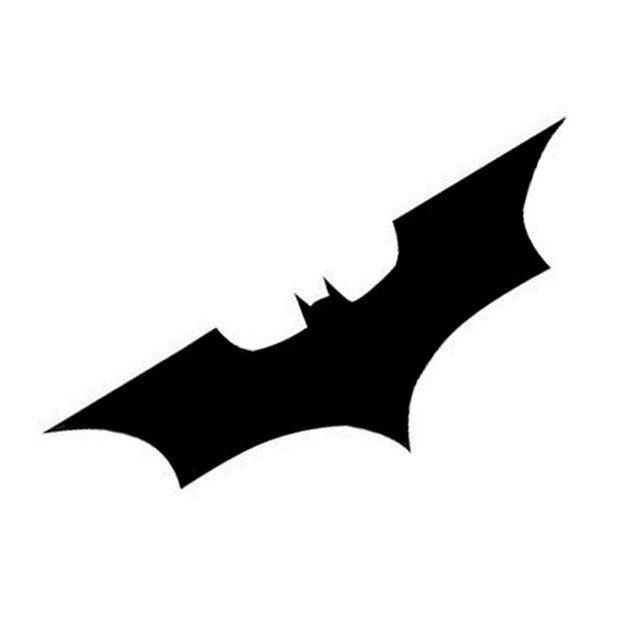 Black Bat Logo - 15*5CM Batman Bat Logo Reflective Car Stickers Personalized Car ...