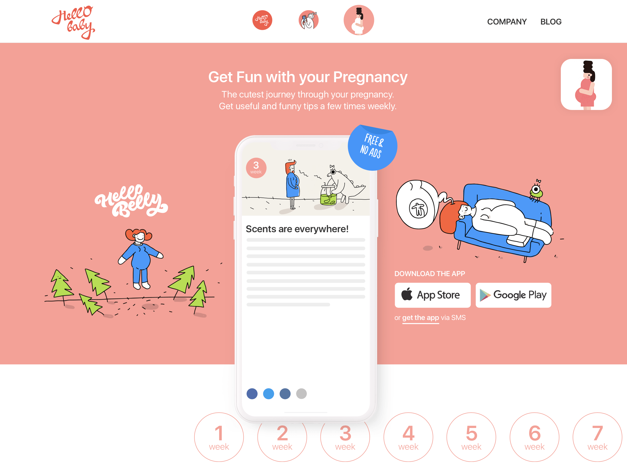 Cutest App Logo - Hello Belly — The Cutest Pregnancy Guide - AngelList