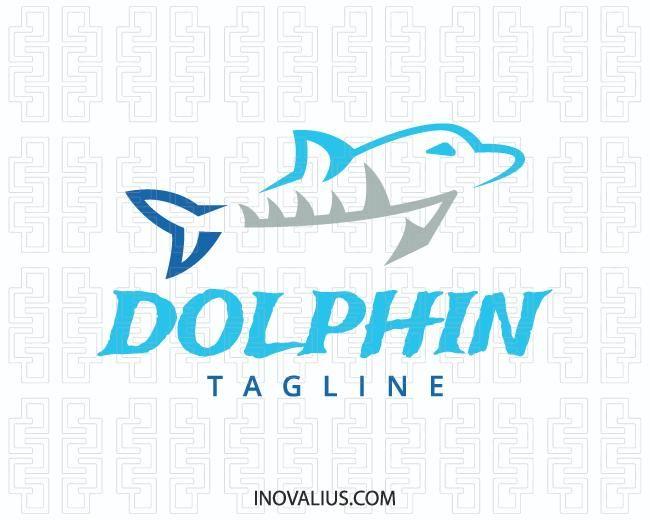 Blue Abstract Logo - Abstract Dolphin Logo Design | Inovalius
