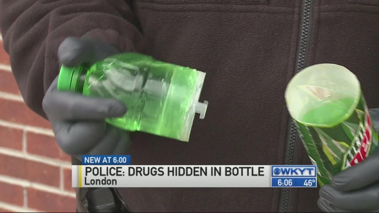Hidden Mountain Dew Logo - Police find drugs hidden in fake Mountain Dew bottle