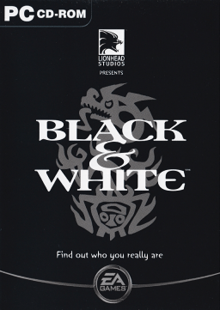 Black and White Electronic Logo - Black & White (video game)