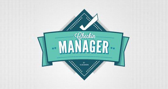 The Manager Logo - Checkin Manager. Logo Design. The Design Inspiration