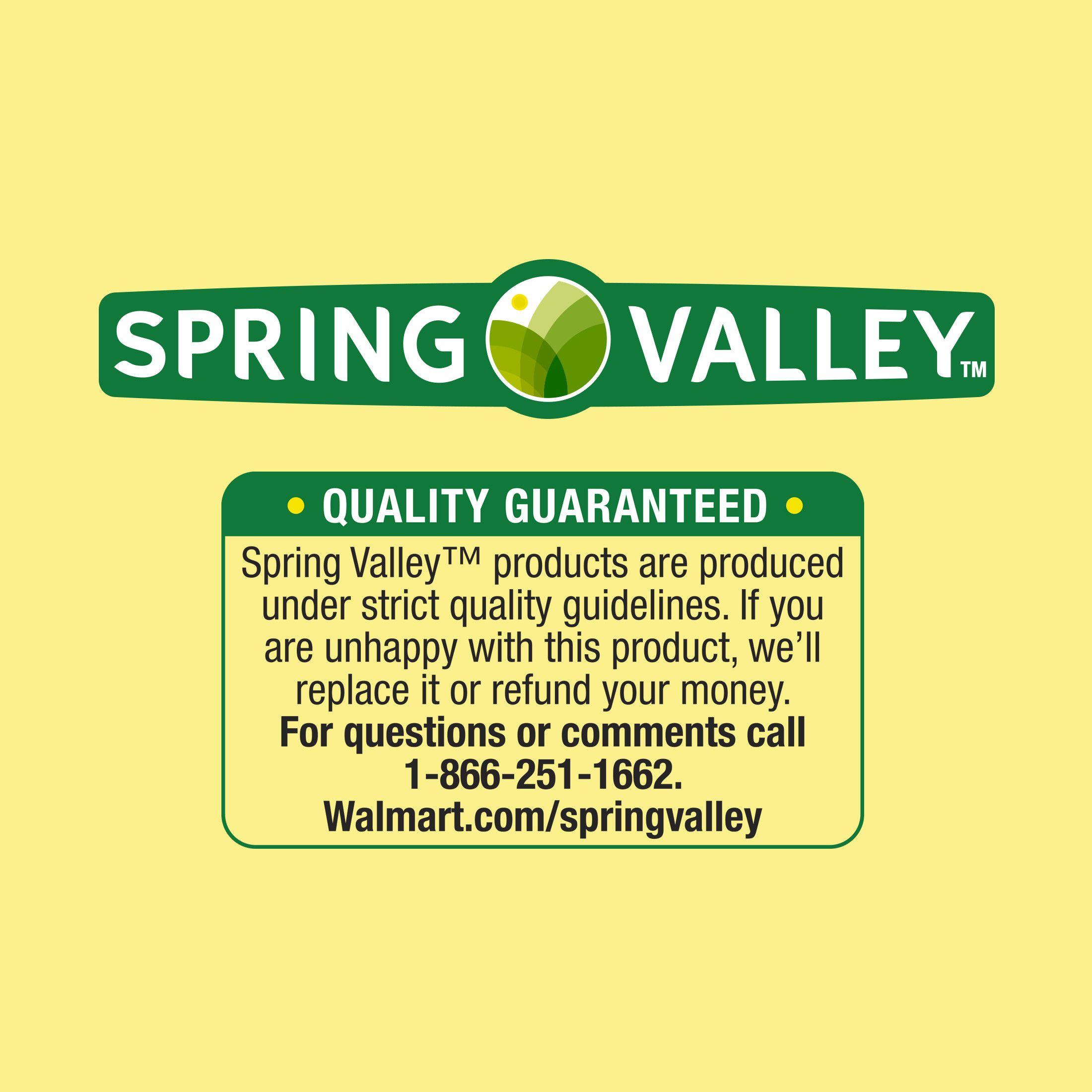 Walmart.com Logo - Spring Valley Potassium Caplets, 99 mg, 250 Ct - Walmart.com