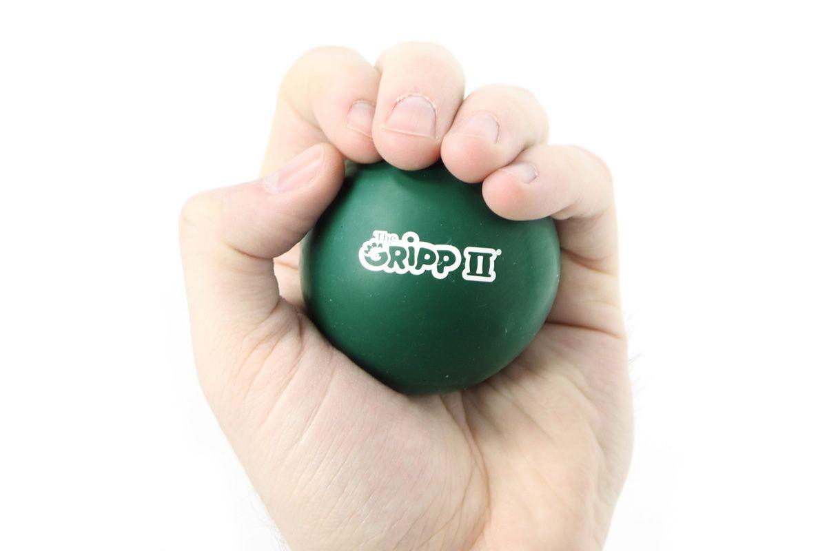 2 Hands -On Ball Logo - GRIPP II Hand Trainer (GBII): Gripp Balls at Iron Gloves