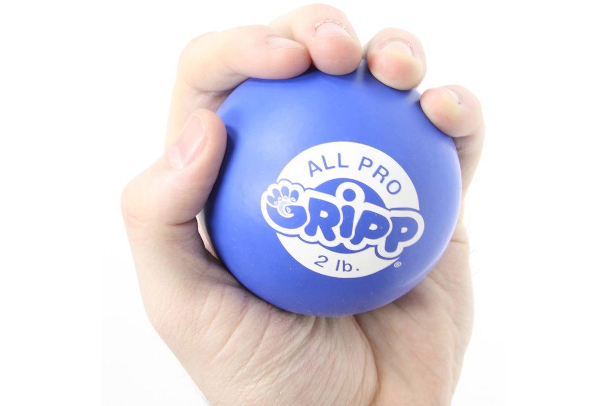 2 Hands -On Ball Logo - 2lb All Pro Gripp Ball Hand Trainer (GB2LB): Gripp Balls at