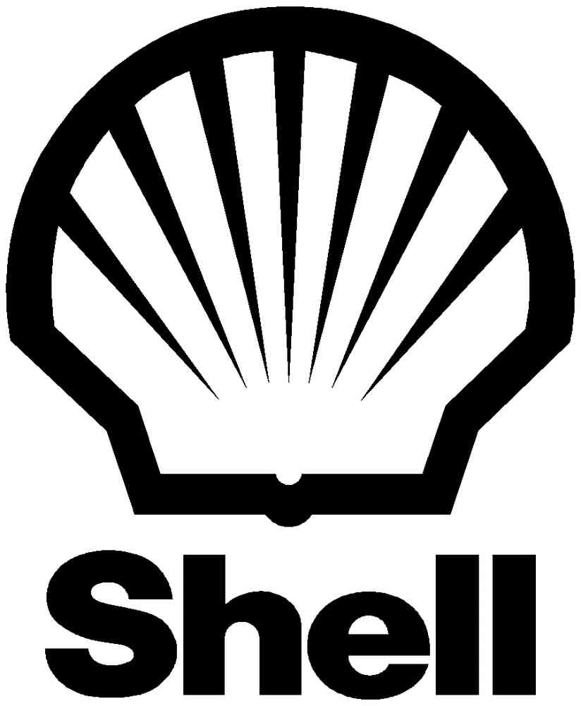 Awesome Black and White Logo - SHELL decal