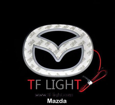 Mazda 3 Logo - Free shipping option one car emblem logo light for MAZDA 3 5 6 car ...