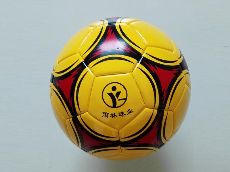 2 Hands -On Ball Logo - Custom Logo Glue PU Footballs Soccer Balls , Official Size Footballs