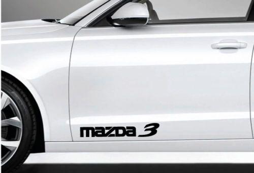 Mazda 3 Logo - Product: 2 Mazda 3 Decal Sticker Logo Emblem Mazdaspeed Mazda3