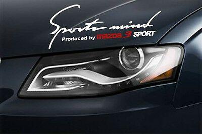 Mazda 3 Logo - SPORTS MIND PRODUCED by MAZDA 3 SPORT Decal sticker emblem logo ...