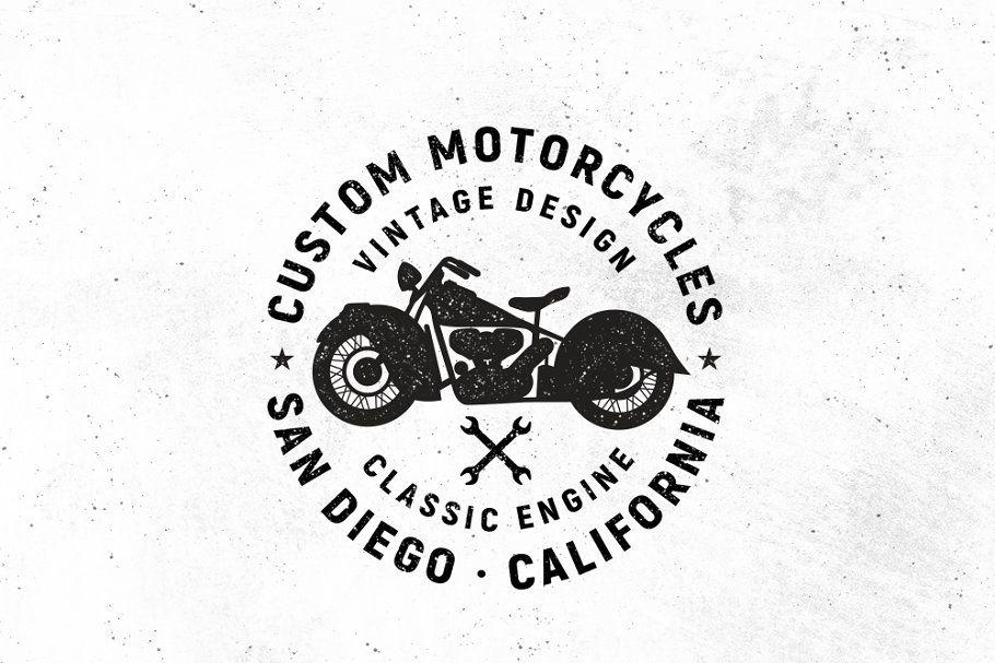 Custom Motorcycle Logo - Custom Motorcycle Logo ~ ~ Creative Daddy