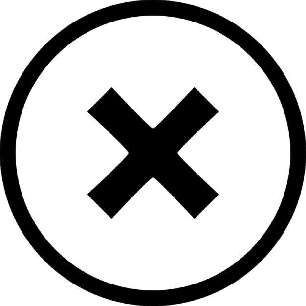 Circle X Logo - X circle Icon