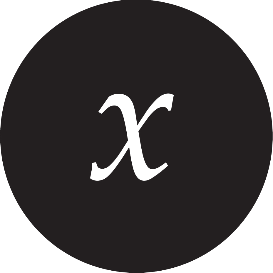 Circle X Logo - Brand X logo on nothing - Brand X