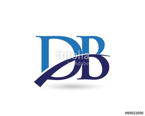 DB Logo - DB Logo Letter Swoosh Stock Image And Royalty Free Vector Files