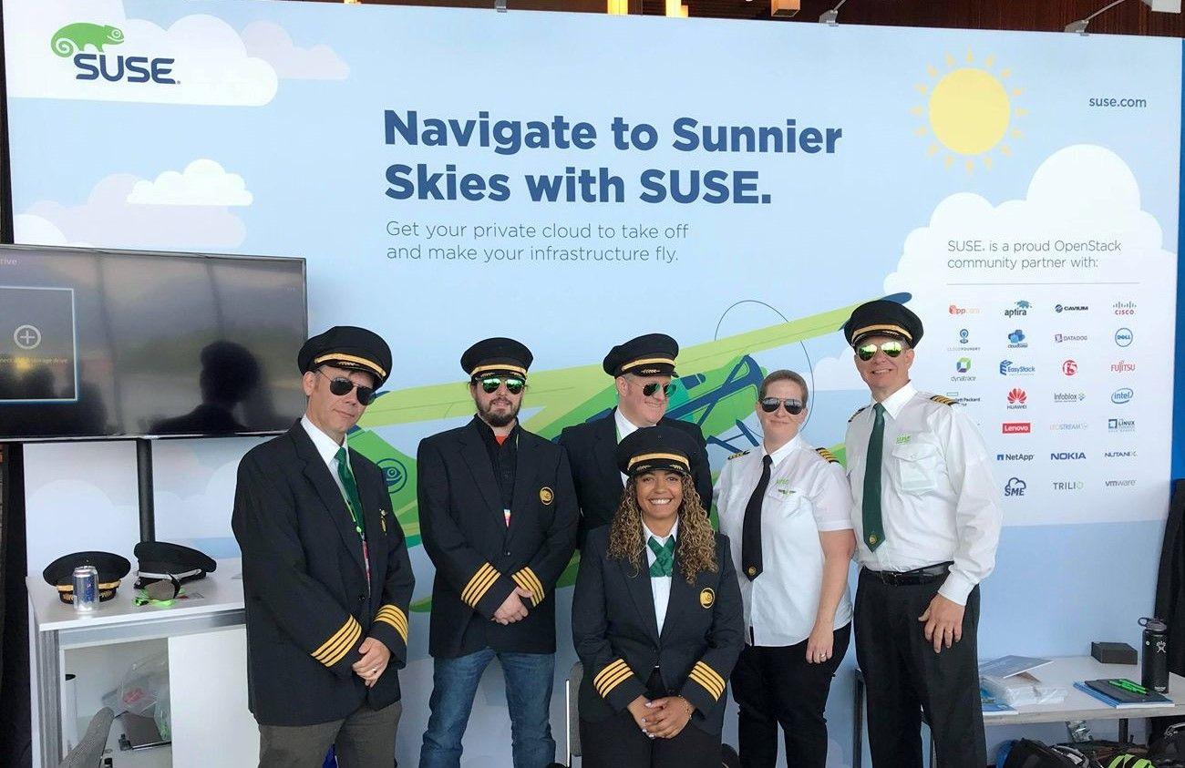 OpenStack Summit Logo - The SUSE Flight Crew at the OpenStack Summit