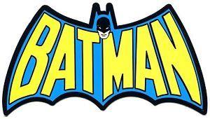 Black Bat Logo - BATMAN blue/yellow/black bat logo STICKER **FREE SHIPPING** -d 15723 ...