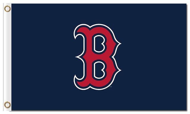 Boston Red Sox B Logo - B logo Boston Red Sox Flag – DEFINITE Sporting Goods
