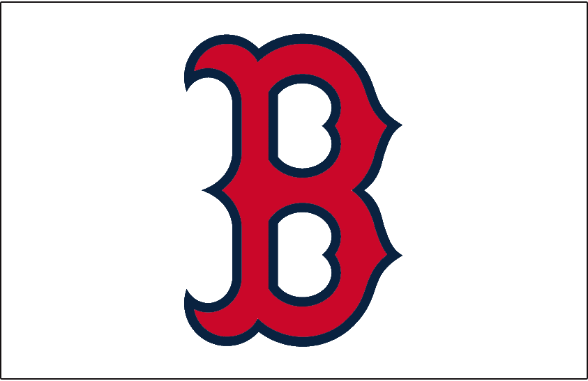 Boston Red Sox B Logo - Boston Red Sox Cap Logo League (AL) Creamer's