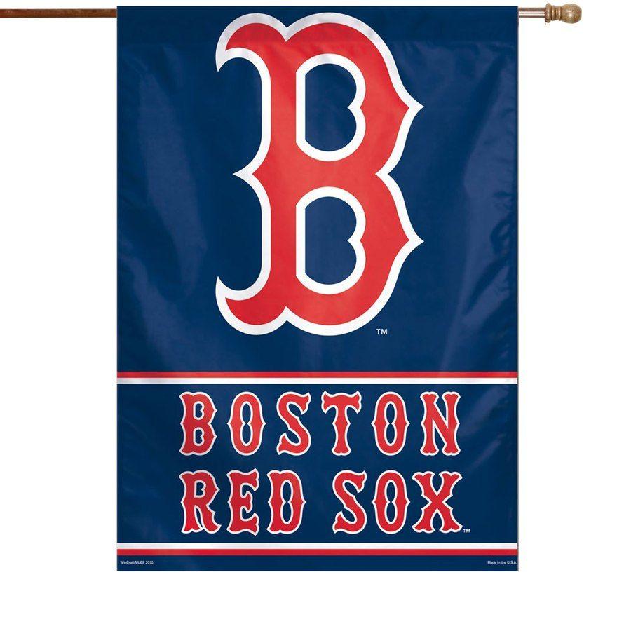 Boston Red Sox B Logo - Boston Red Sox WinCraft 28 X 40 B Logo Single Sided Vertical Banner