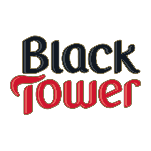 Black and Wight Logo - Black Tower #CheersToMe - Isle of Wight Festival