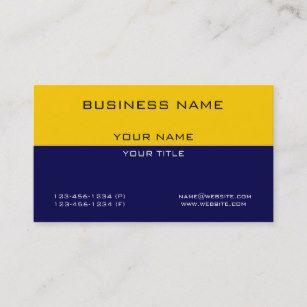 Yellow and Blue Business Logo - Navy Blue And Yellow Business Cards | Zazzle UK