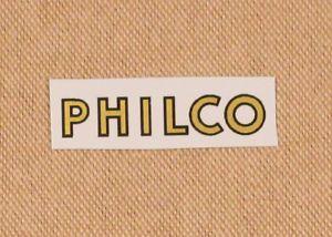 Vintage Radio Logo - Philco Radio Logo Water Slide Decal Antique Wood Vintage