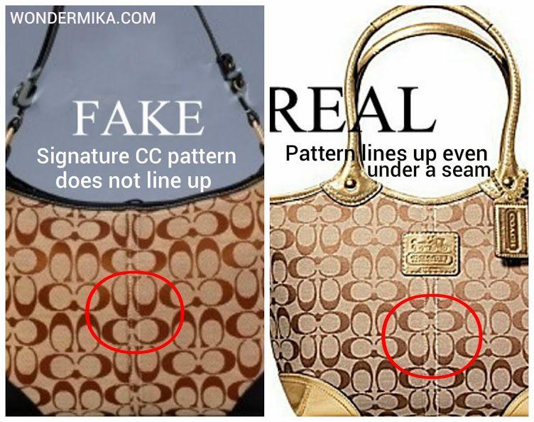 Coach Purse Logo - How to spot a fake COACH bag? Picture and videos here!