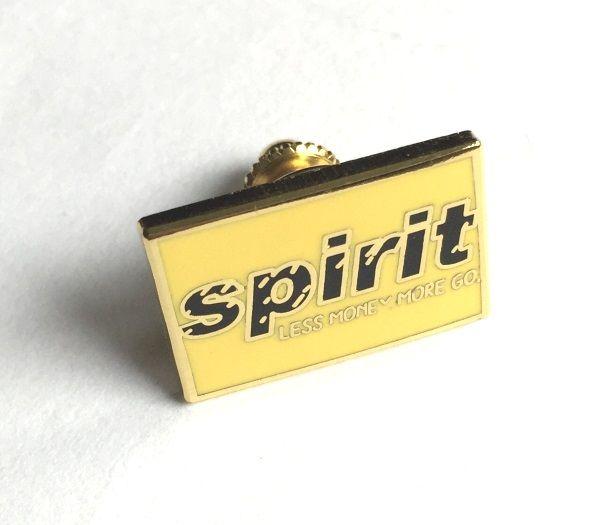 Spirit Airlines Logo - Spirit Airlines Lapel Pin. Flight Attendant Shop