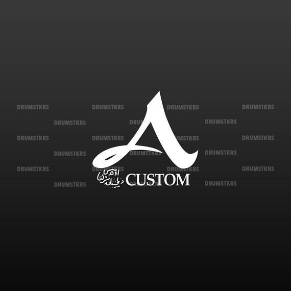 Custom Logo - Zildjian A Custom logo for Bass Drum head Die Cut no