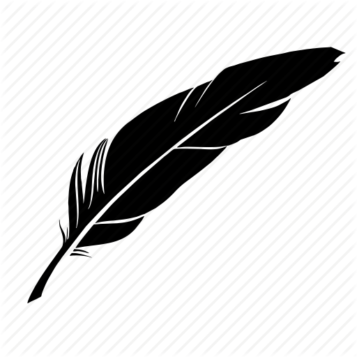 Feather Quill Logo - Art, bird, feather, nature, pen icon